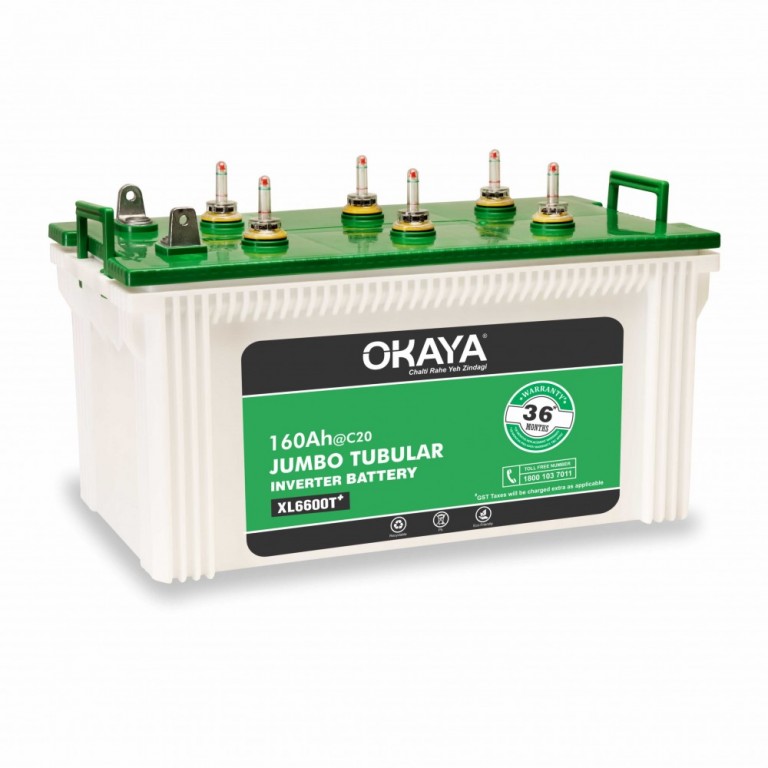 Okaya XL 6600T (160 AH) Tubular Inverter Battery